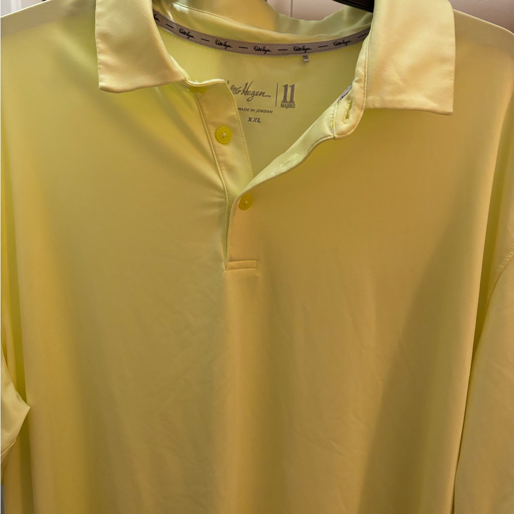 Walter Hagen Light Yellow Polo Shirt